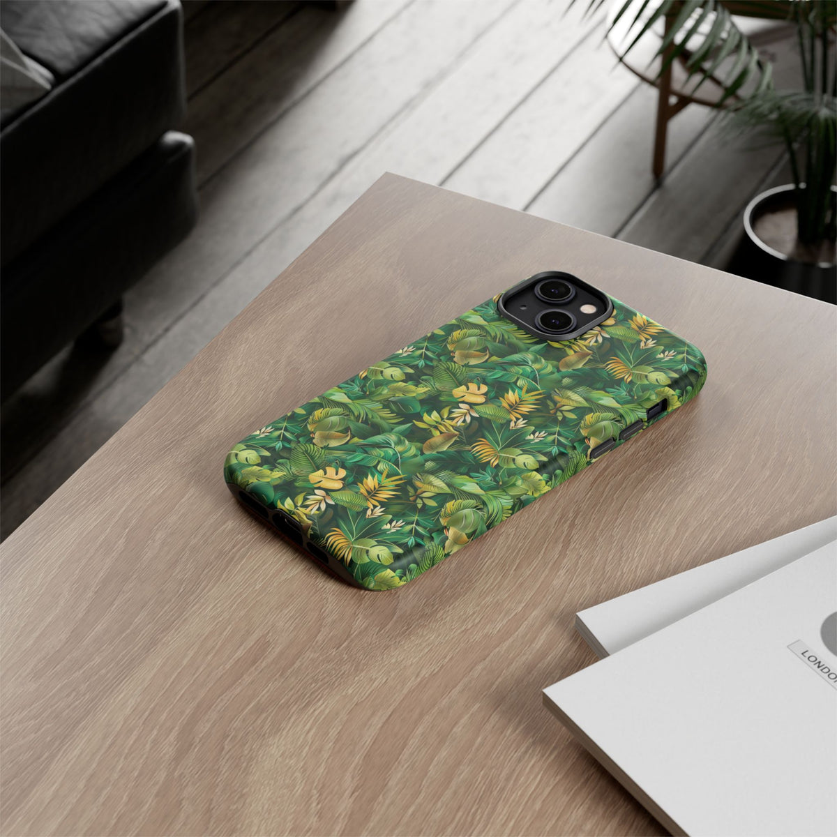 Jungle Pattern Phone Case – Exotic & Lush Design for Your Phone 330