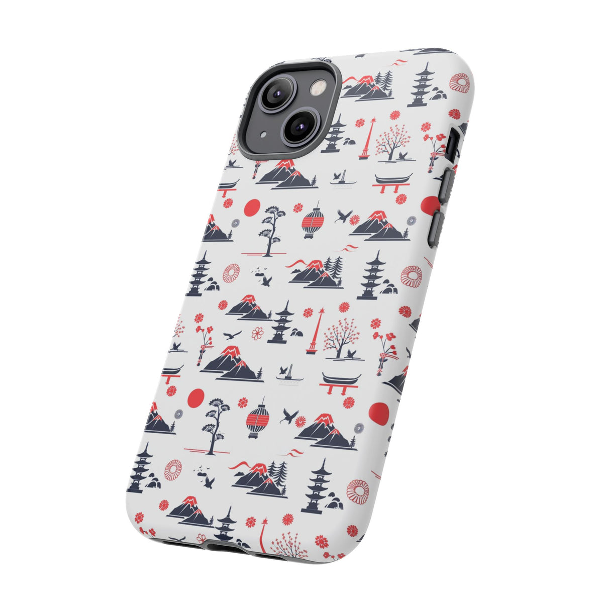 Japanese Pattern Phone Case – Elegant & Timeless Design for Your Phone 079