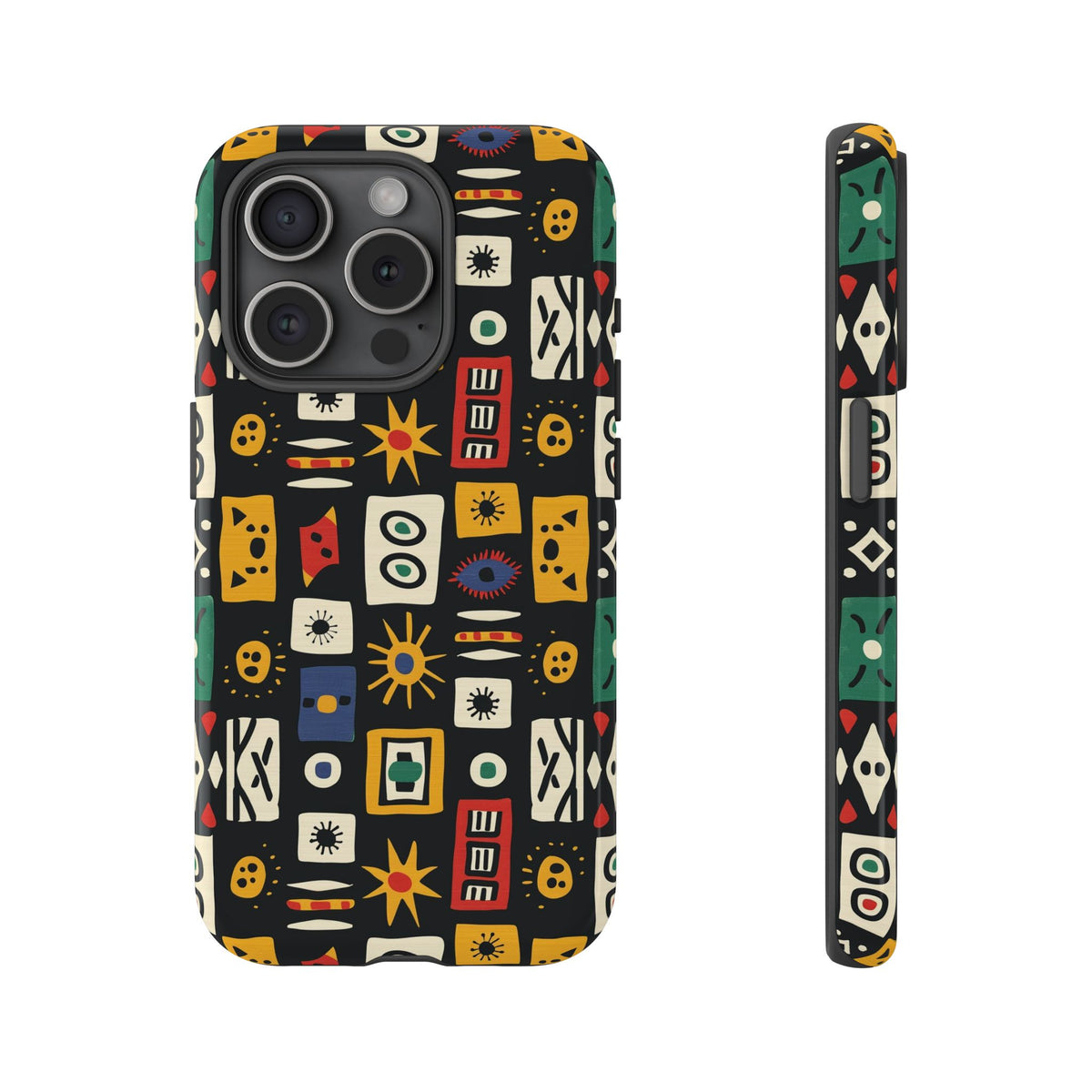 Stylish African Pattern Phone Case – Unique and Vibrant Protection 110