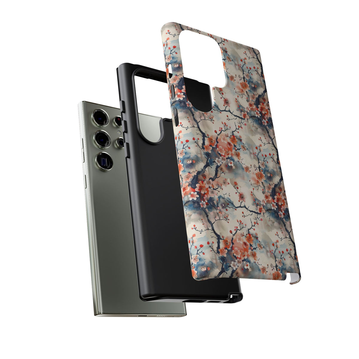 Japanese Pattern Phone Case – Elegant & Timeless Design for Your Phone 039