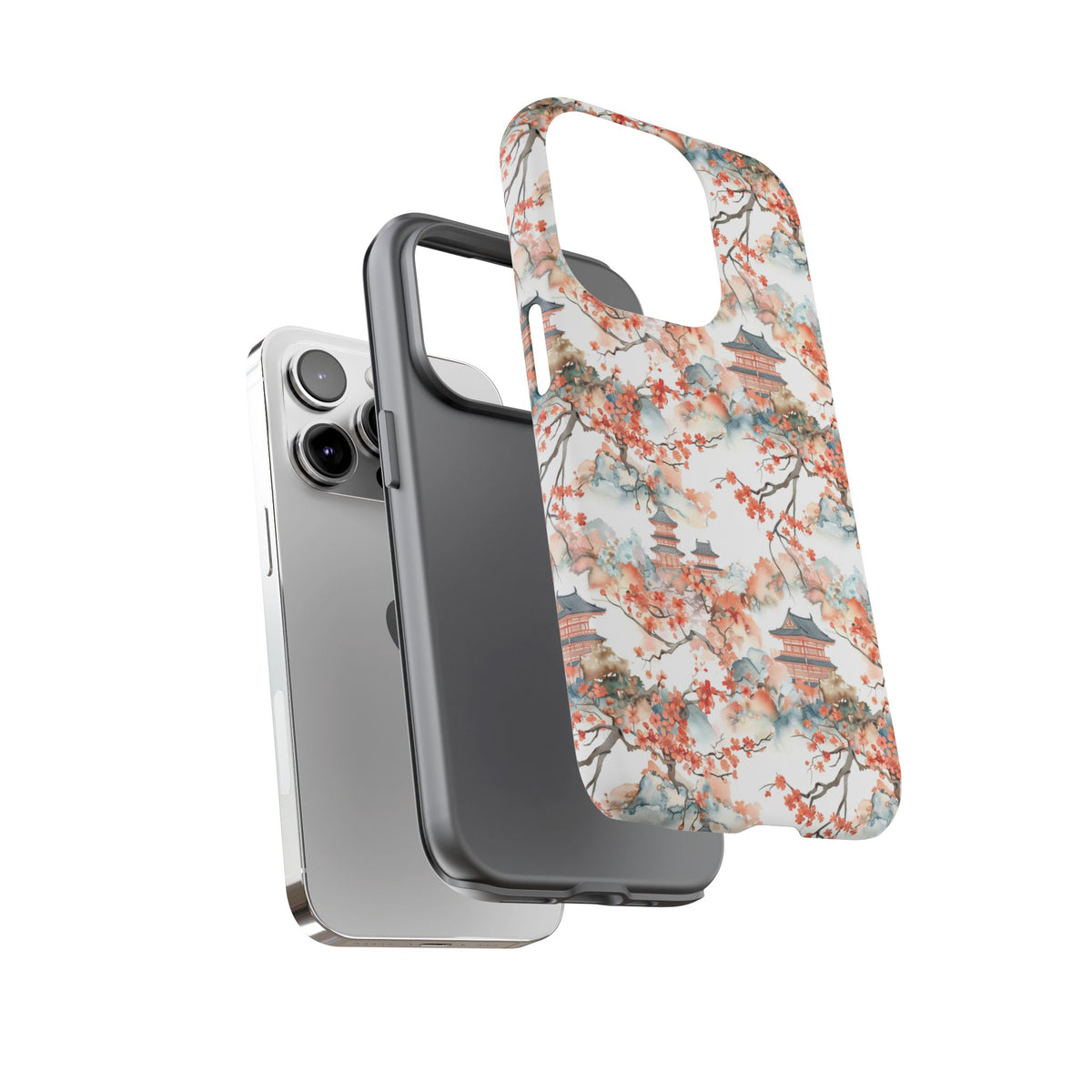 Japanese Pattern Phone Case – Elegant & Timeless Design for Your Phone 019