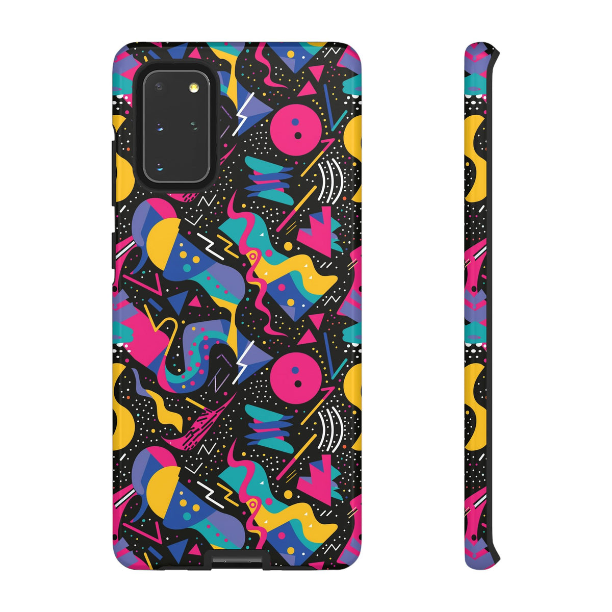 90s Themed Seamless Pattern Phone Case – Embrace Retro Style and Protection 302