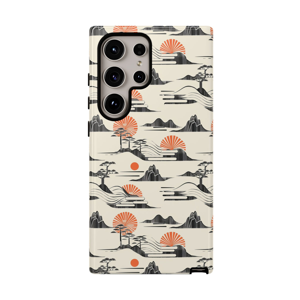 Japanese Pattern Phone Case – Elegant & Timeless Design for Your Phone 022