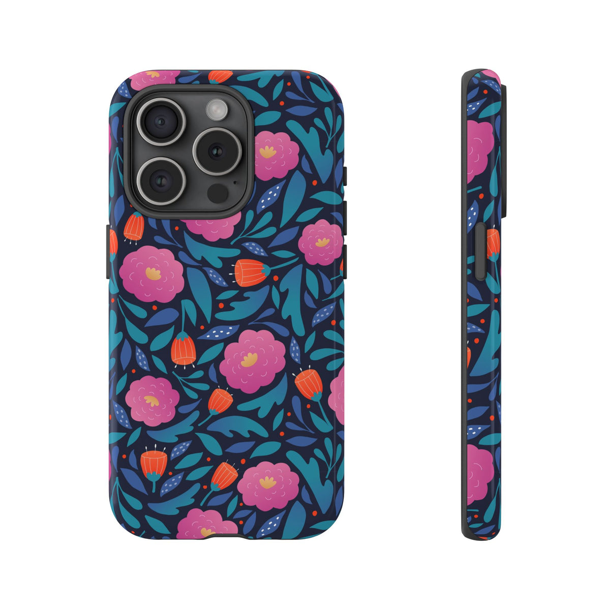 Colorful Little Flower Design Phone Case – Bright and Cheerful Floral Phone Cover 2