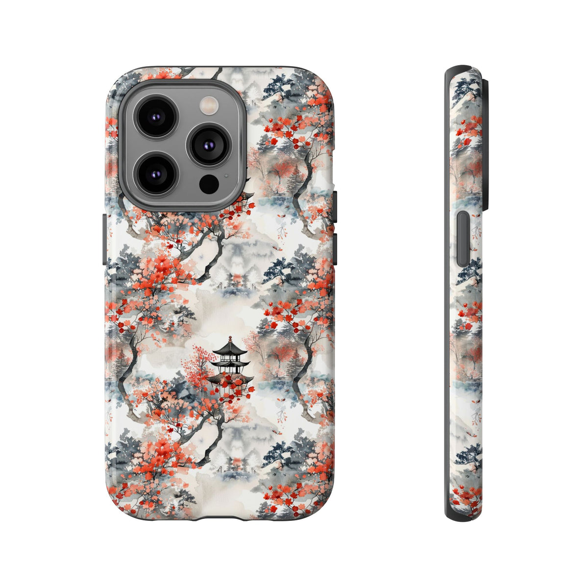 Japanese Pattern Phone Case – Elegant & Timeless Design for Your Phone 096