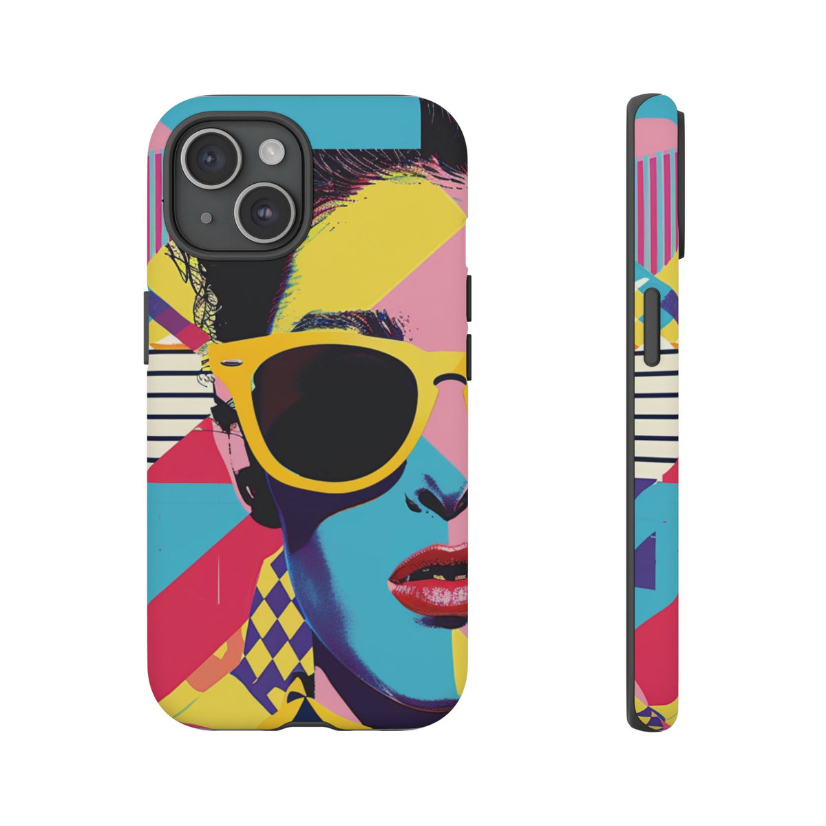 Retro 80s Seamless Phone Case – Vintage Style Meets Modern Protection 7