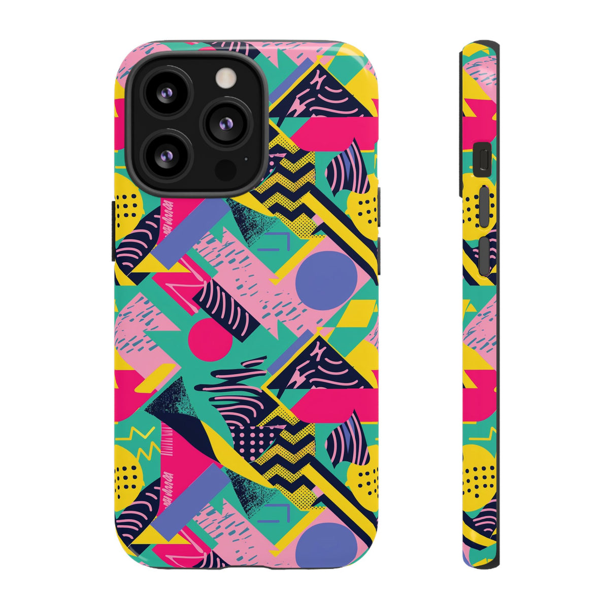 Retro 80s Seamless Phone Case – Vintage Style Meets Modern Protection 078