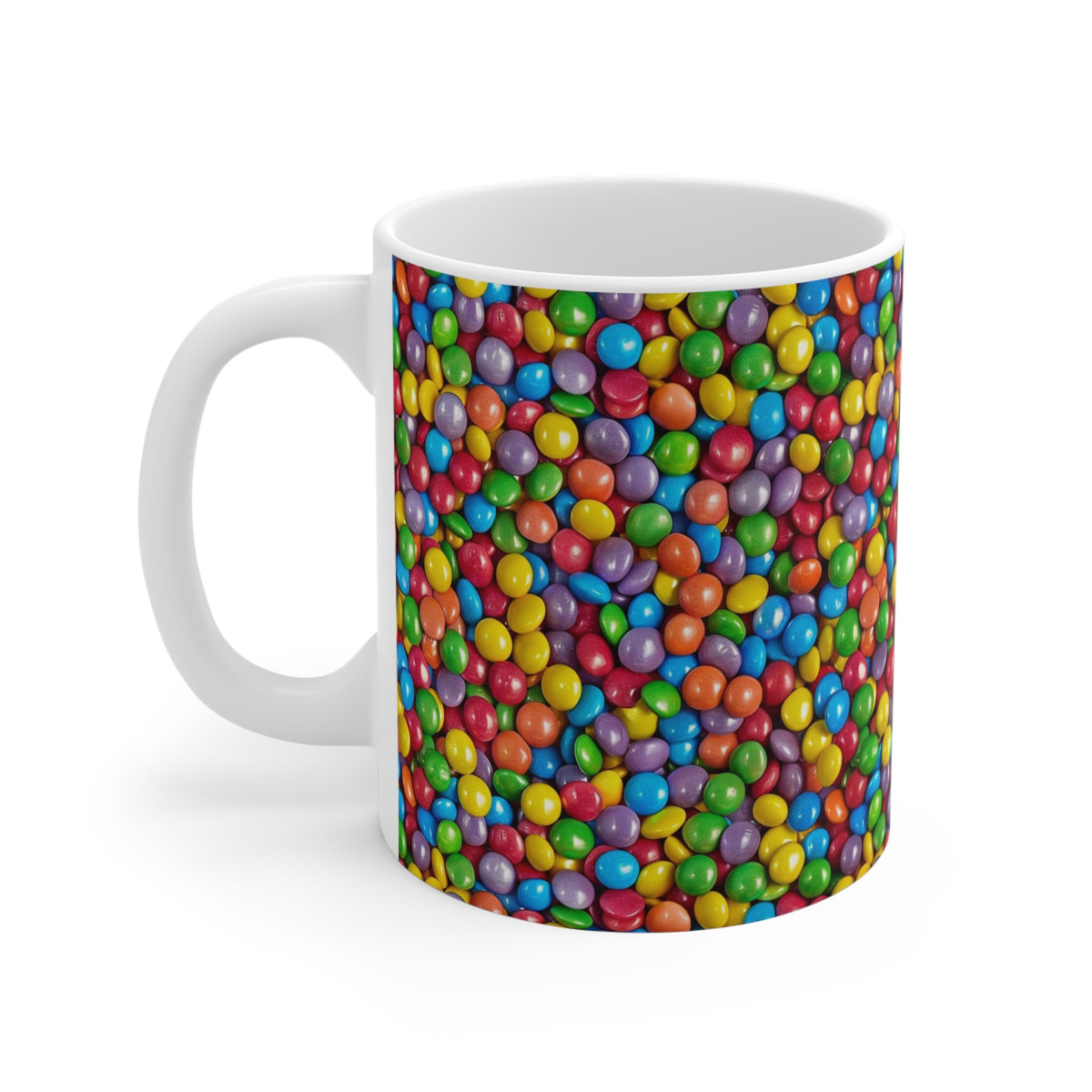 Colorful All-Over Candy Theme Coffee Mug Fun Ceramic Drinkware 031