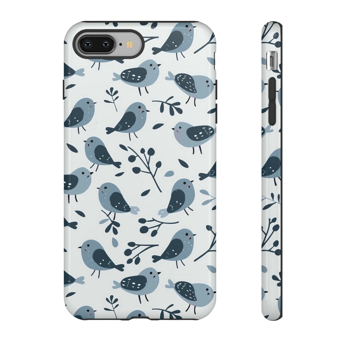 Birds Seamless Pattern Phone Case – Elegant and Timeless Avian Design 10