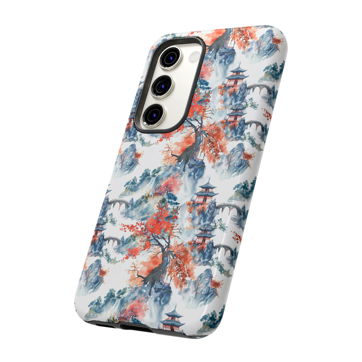 Japanese Pattern Phone Case – Elegant & Timeless Design for Your Phone 043