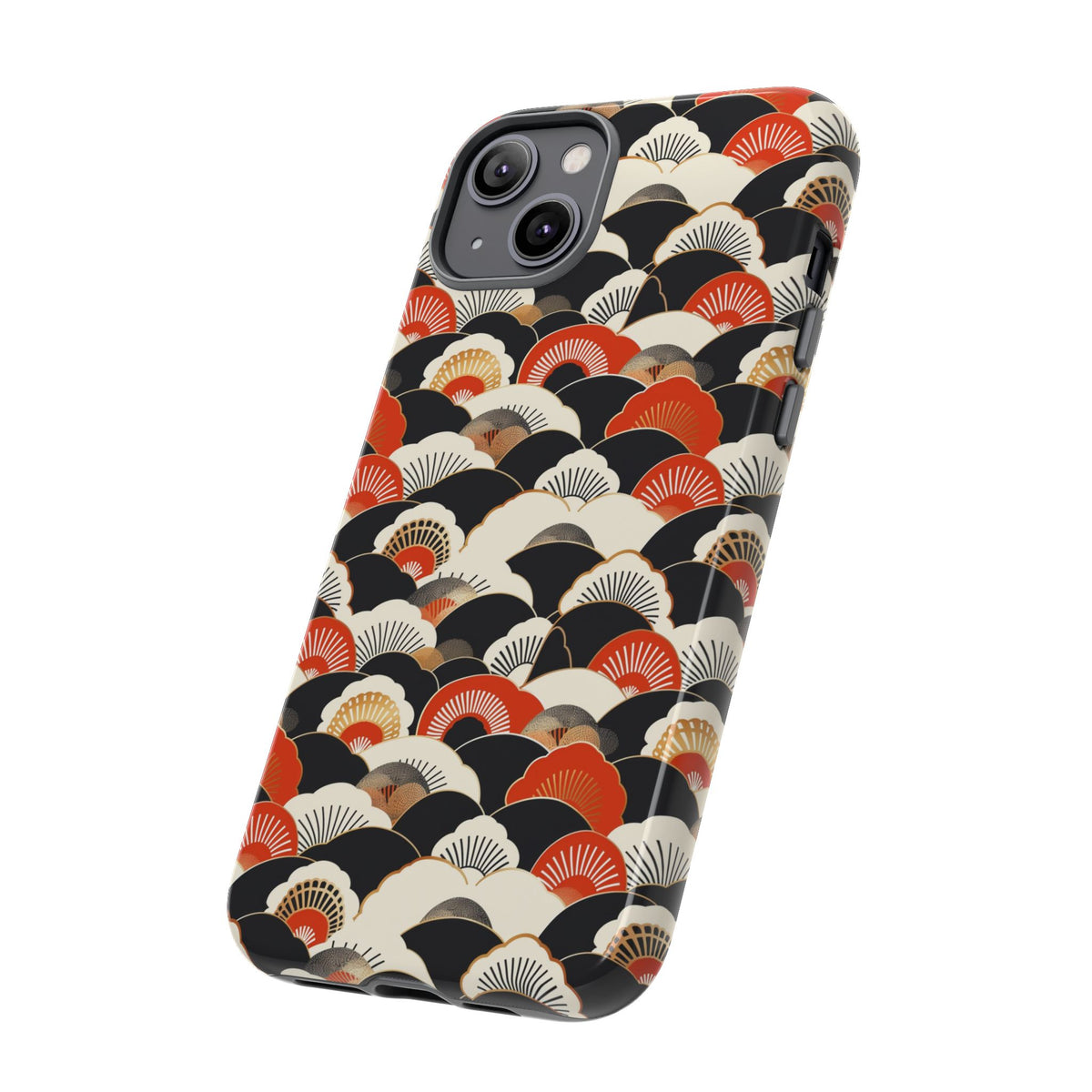 Japanese Pattern Phone Case – Elegant & Timeless Design for Your Phone 080