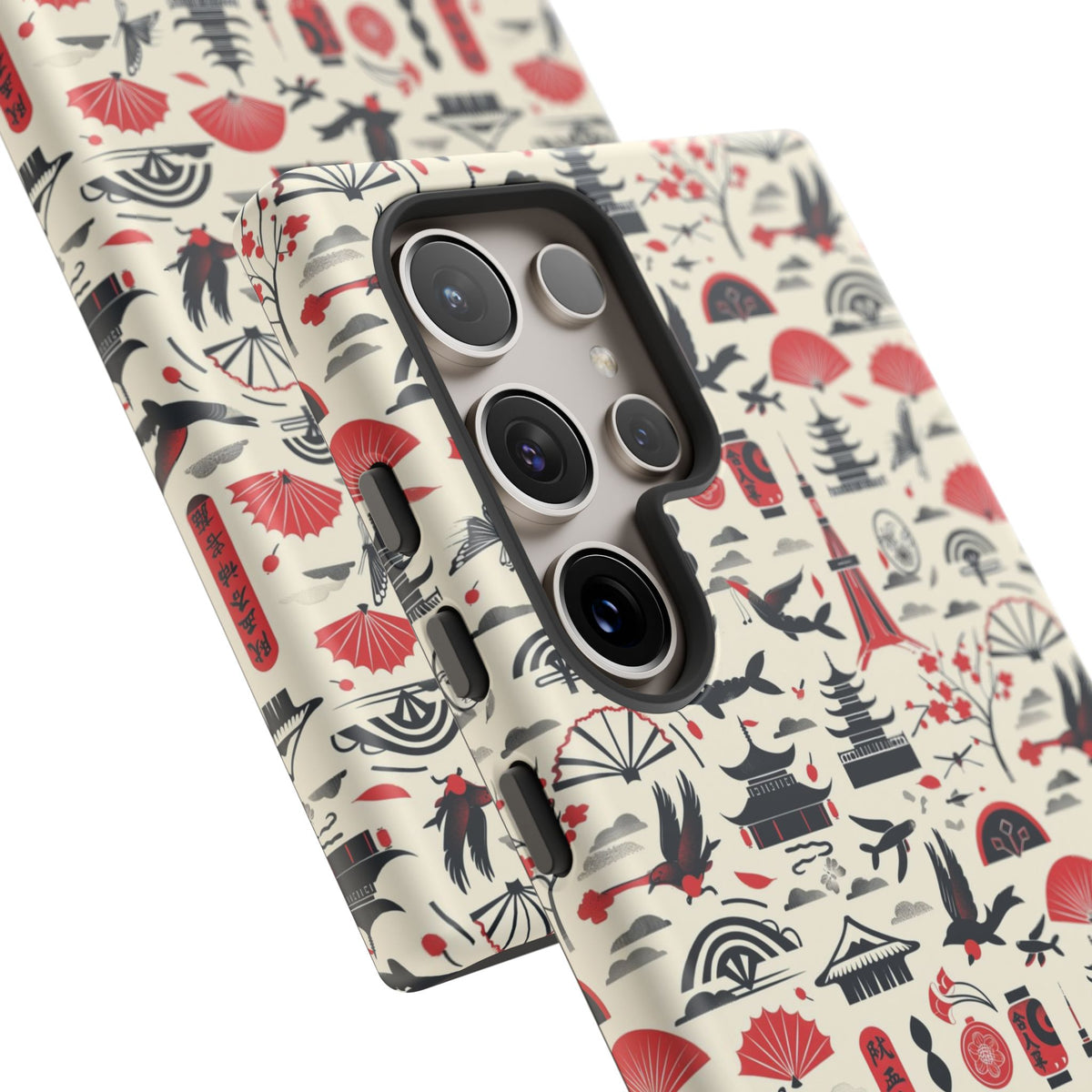 Japanese Pattern Phone Case – Elegant & Timeless Design for Your Phone 067