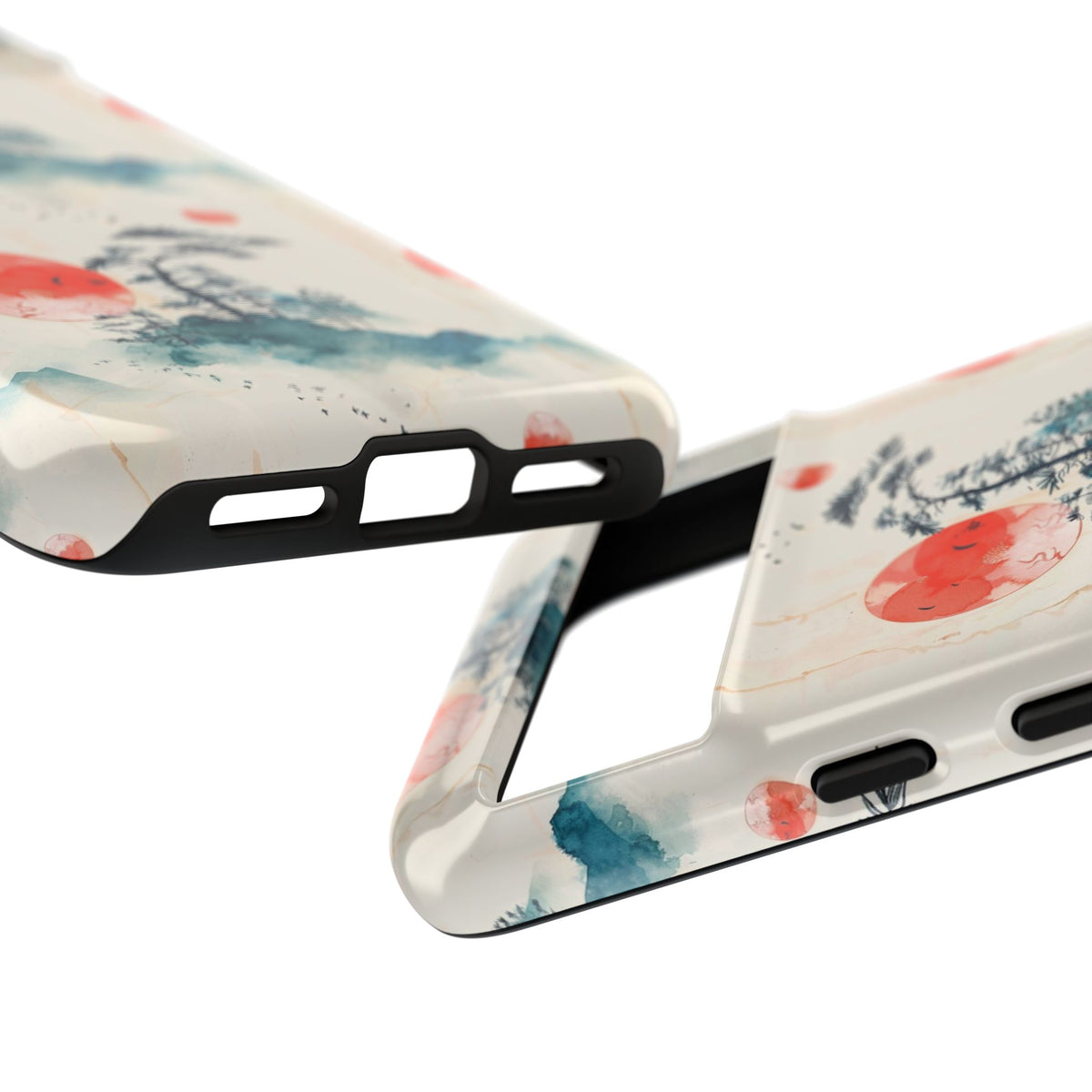 Japanese Pattern Phone Case – Elegant & Timeless Design for Your Phone 055