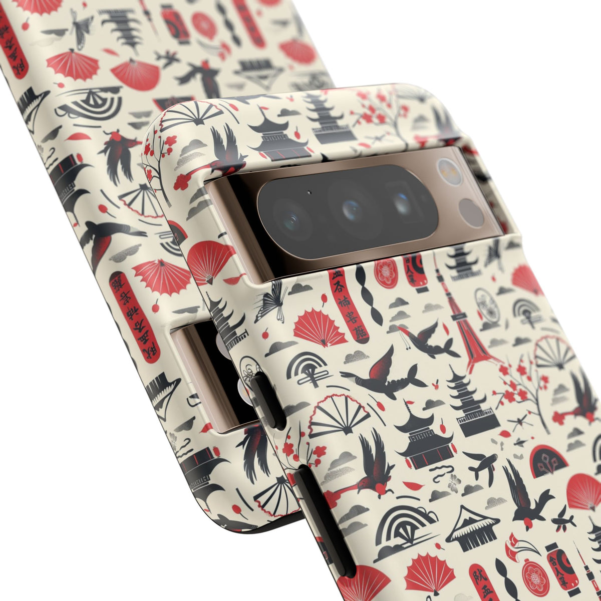 Japanese Pattern Phone Case – Elegant & Timeless Design for Your Phone 067