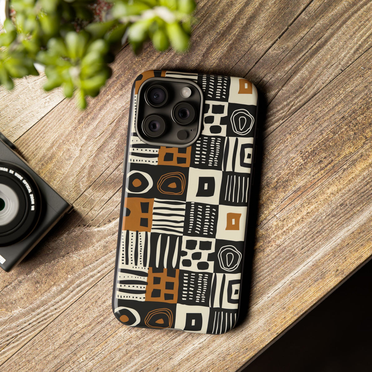 Stylish African Pattern Phone Case – Unique and Vibrant Protection 168