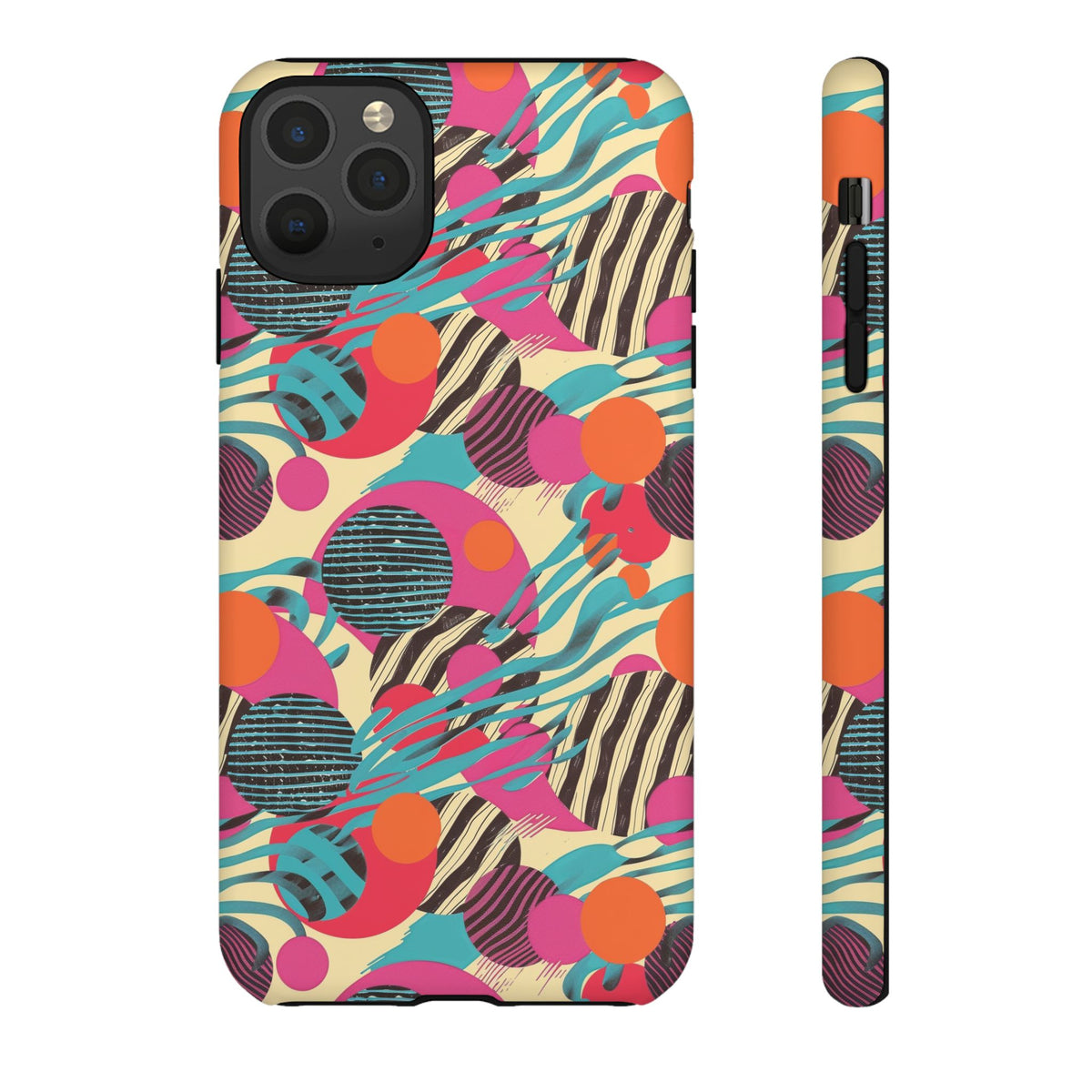 Retro 80s Seamless Phone Case – Vintage Style Meets Modern Protection 167