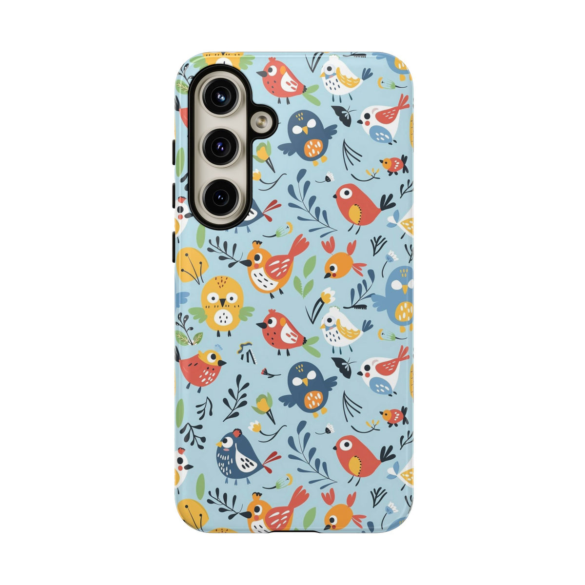 Birds Seamless Pattern Phone Case – Elegant and Timeless Avian Design 7