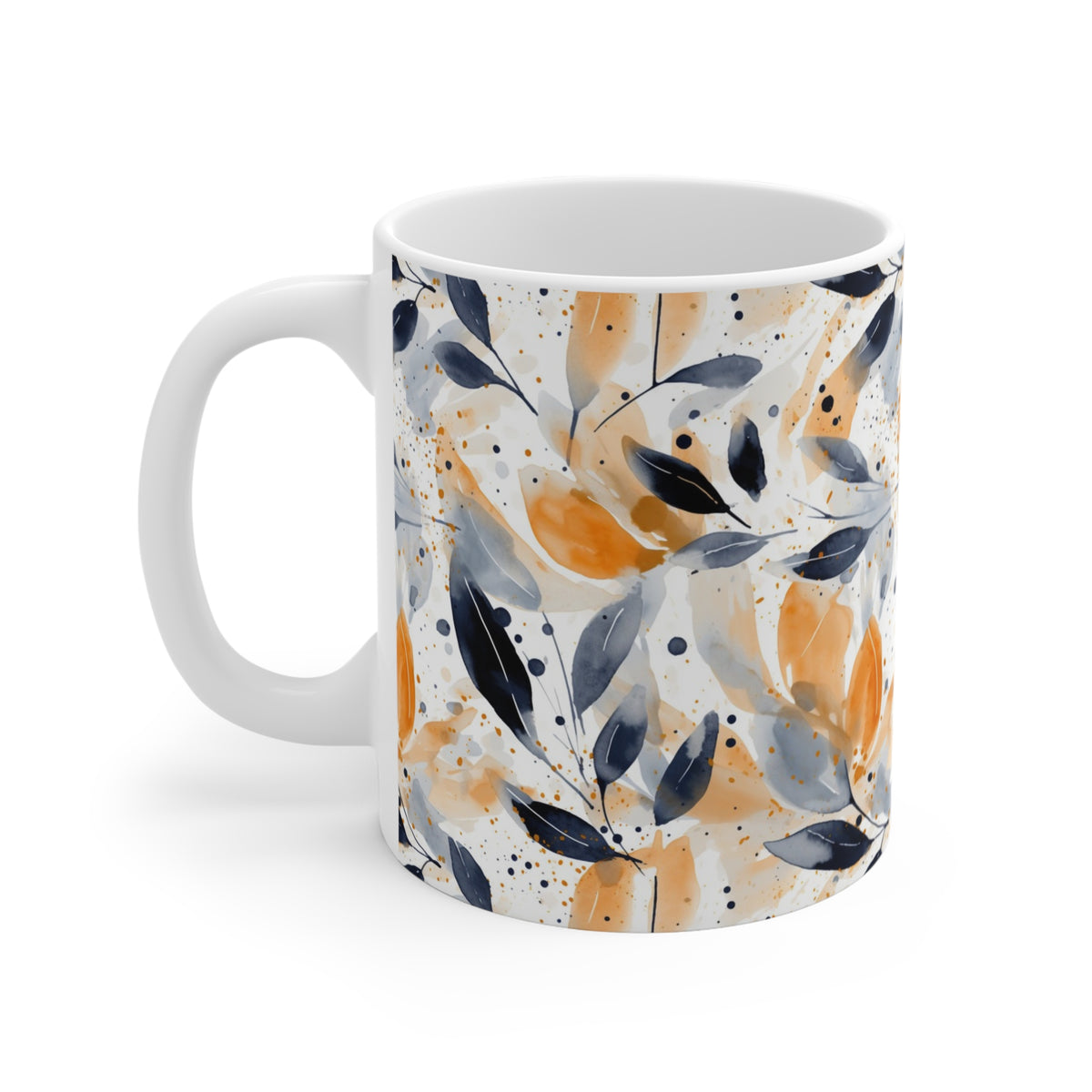 Various Watercolor Design All Over Coffee Mug – Unique Artistic Ceramic Coffee Cup 164