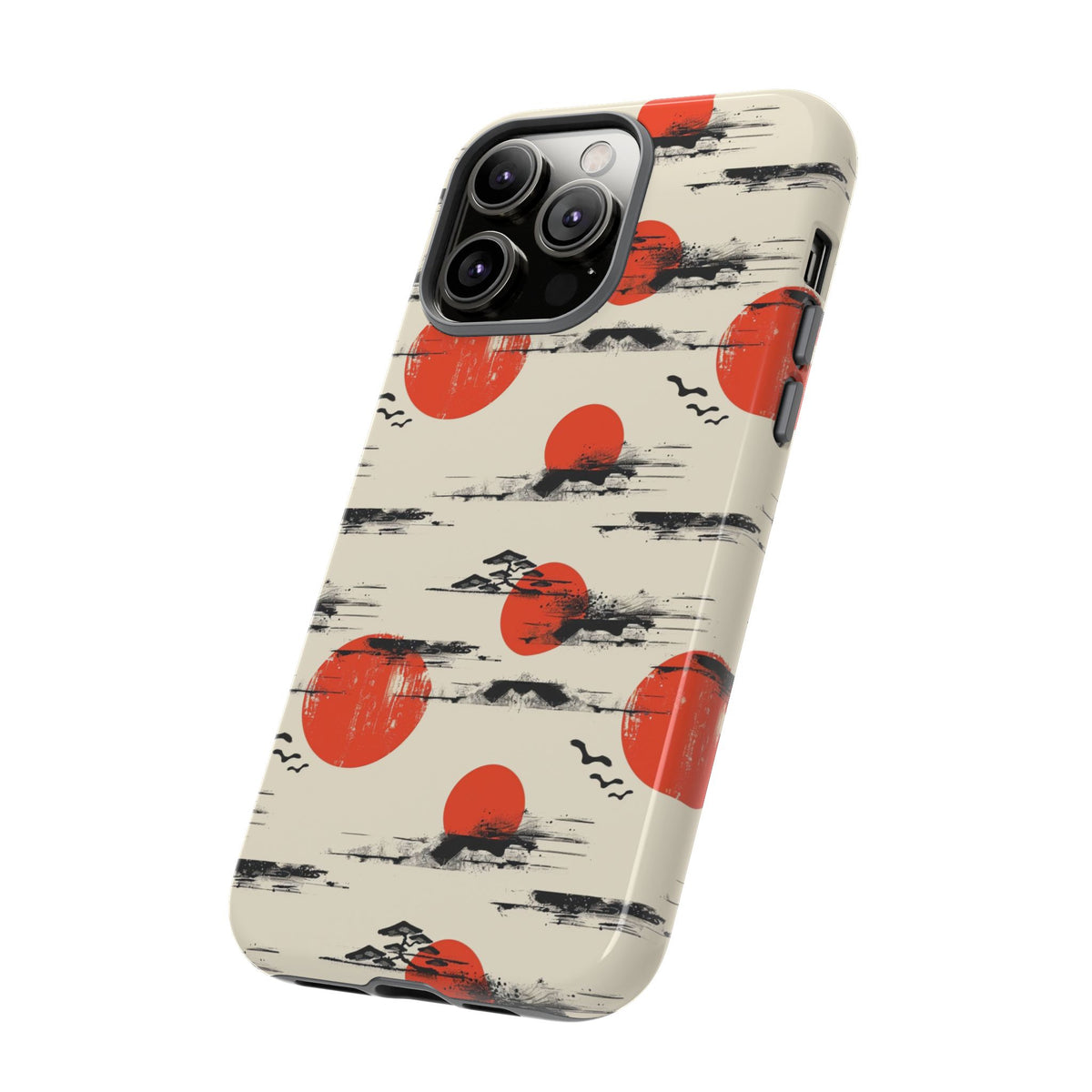 Japanese Pattern Phone Case – Elegant & Timeless Design for Your Phone 077