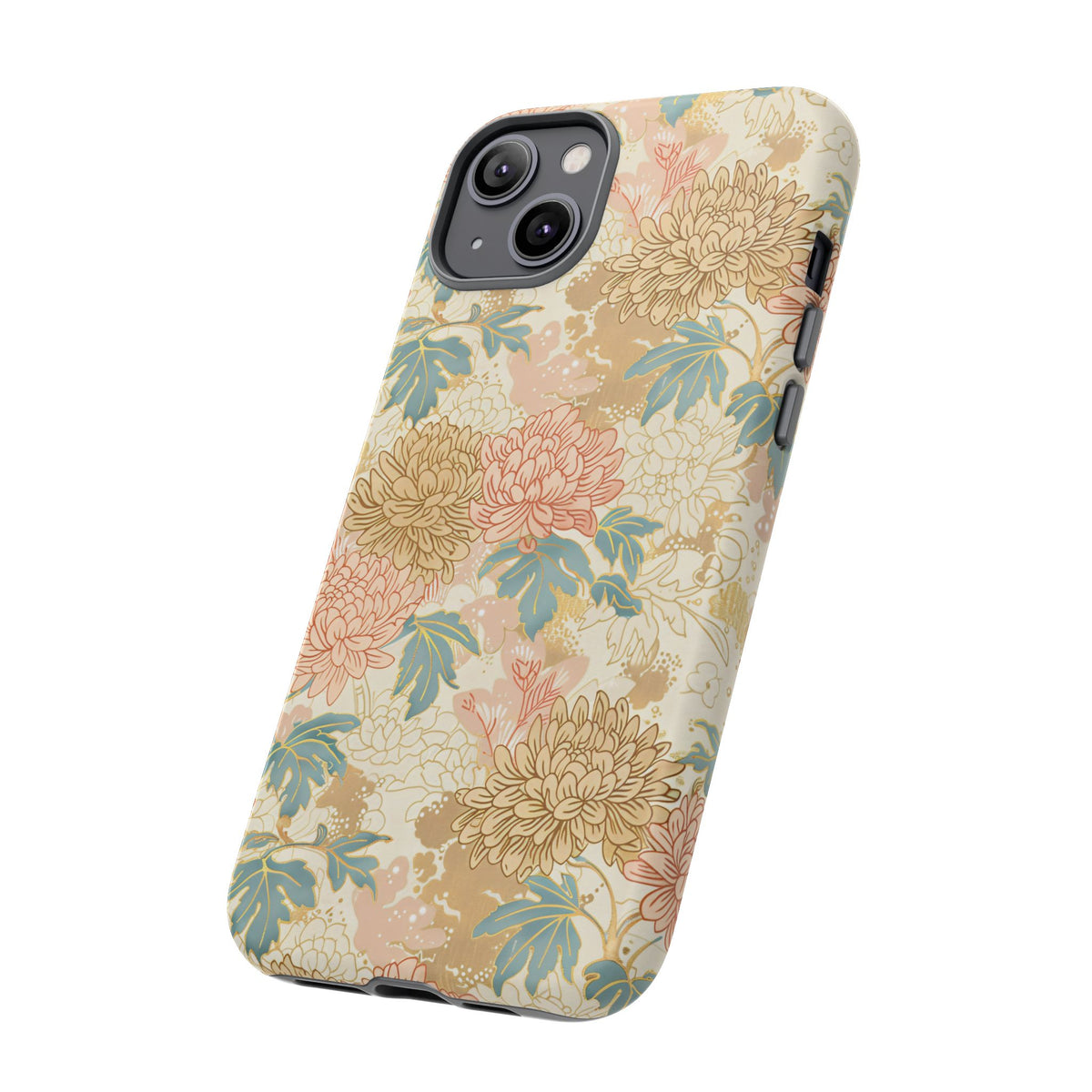 Japanese Blossom Asian Floral Design Phone Case – Elegant Floral Phone Cover