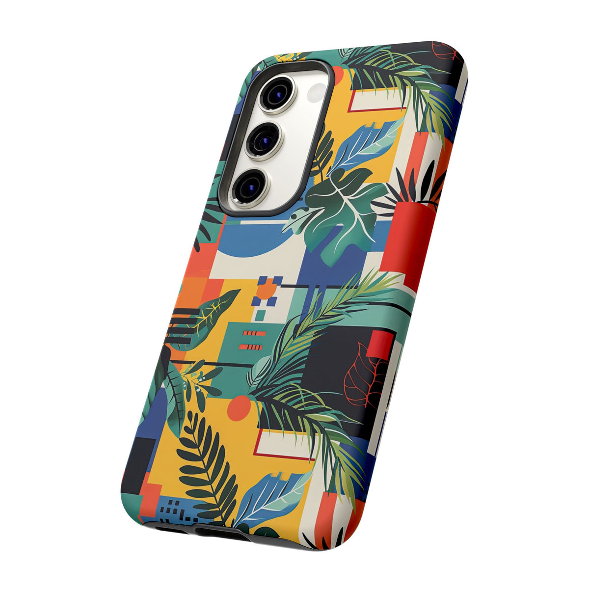 Jungle Collage Phone Case – Vibrant & Durable Nature-Inspired Protection