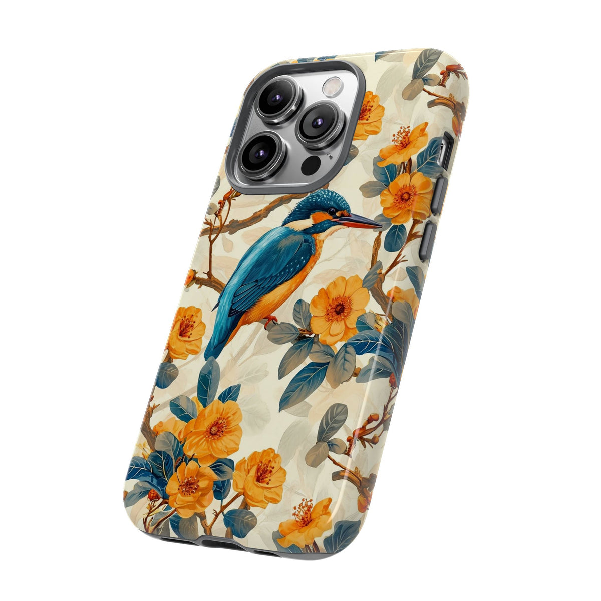 Birds Seamless Pattern Phone Case – Elegant and Timeless Avian Design