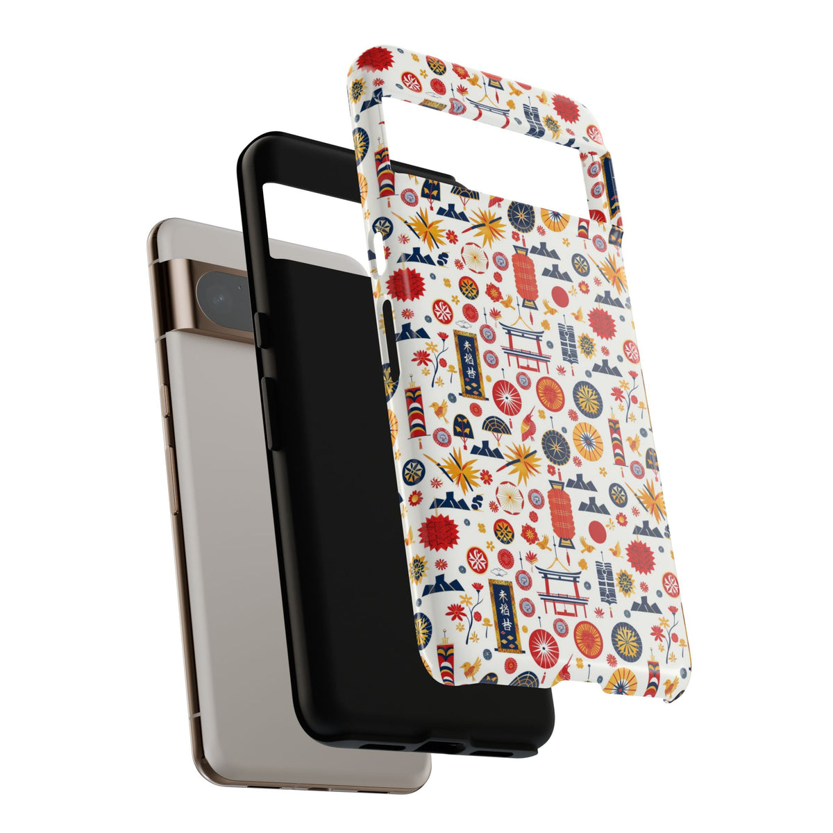 Japanese Pattern Phone Case – Elegant & Timeless Design for Your Phone 118