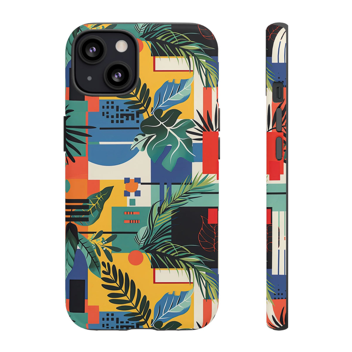 Jungle Collage Phone Case – Vibrant & Durable Nature-Inspired Protection