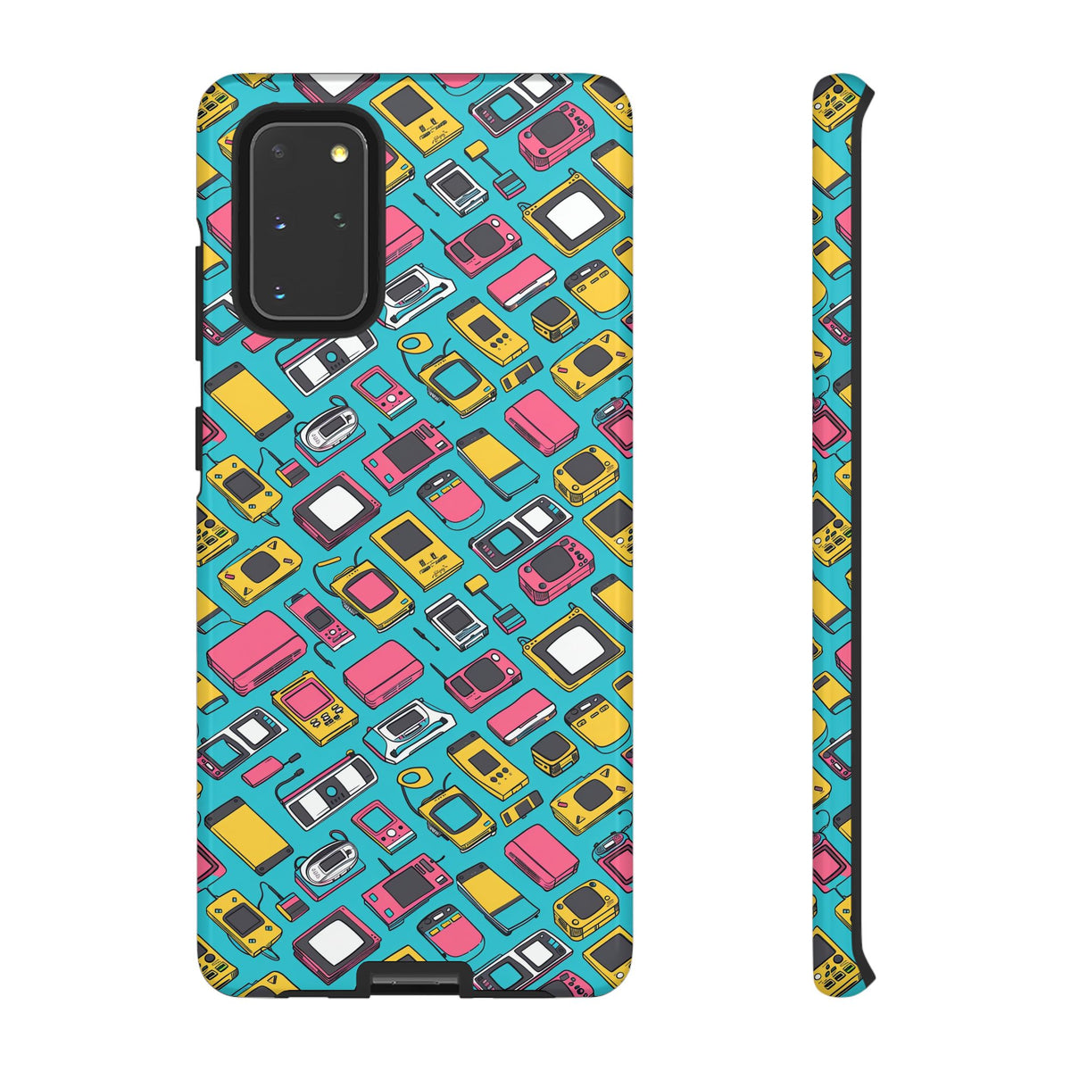 90s Themed Seamless Pattern Phone Case – Embrace Retro Style and Protection 237