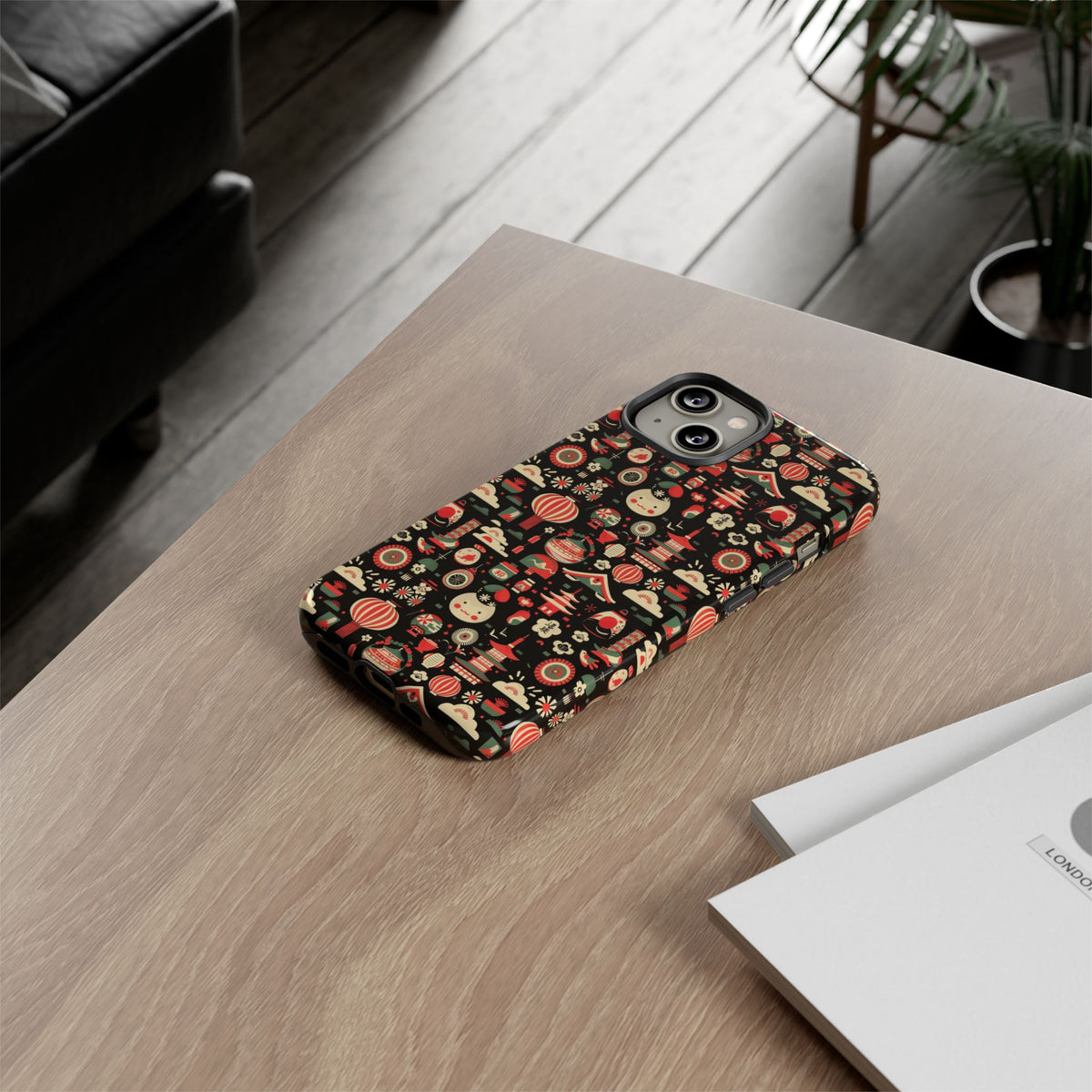 Japanese Pattern Phone Case – Elegant & Timeless Design for Your Phone 032