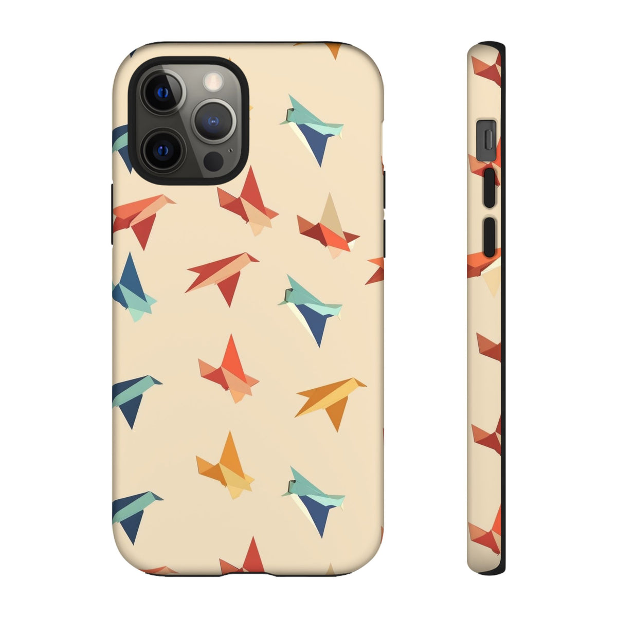 Birds Seamless Pattern Phone Case – Elegant and Timeless Avian Design 4