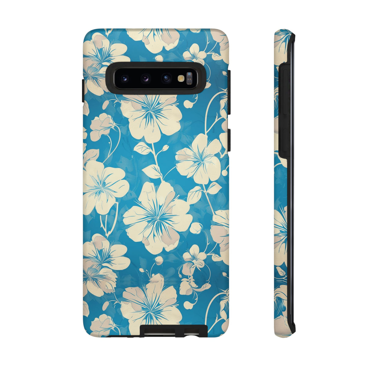 Blue Floral Seamless Pattern Phone Case