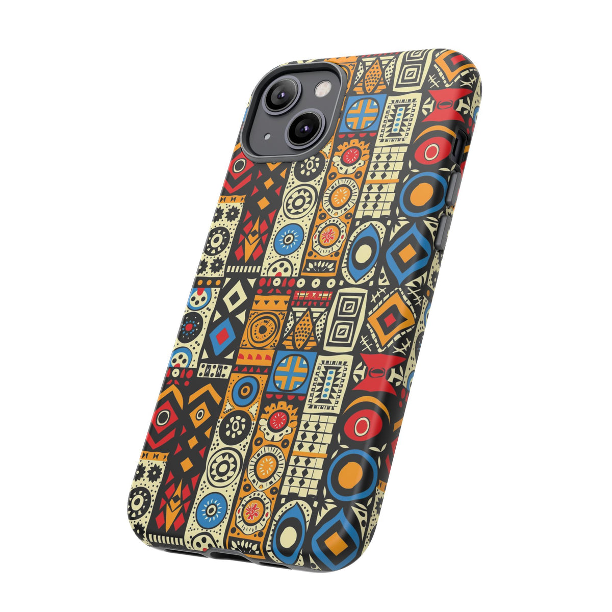 Stylish African Pattern Phone Case – Unique and Vibrant Protection 206