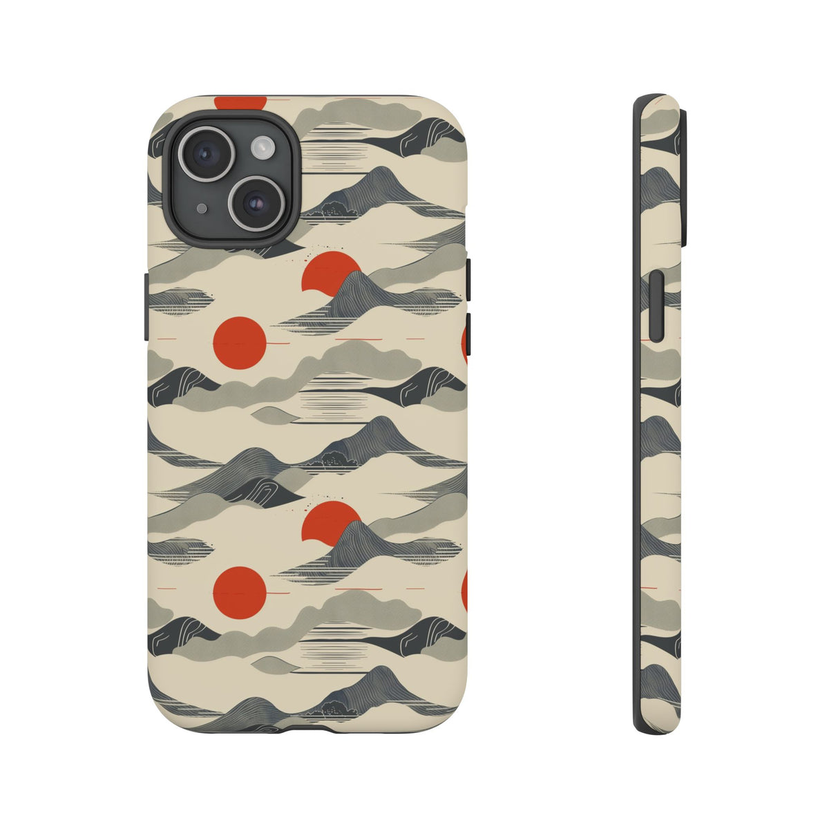 Japanese Pattern Phone Case – Elegant & Timeless Design for Your Phone 048