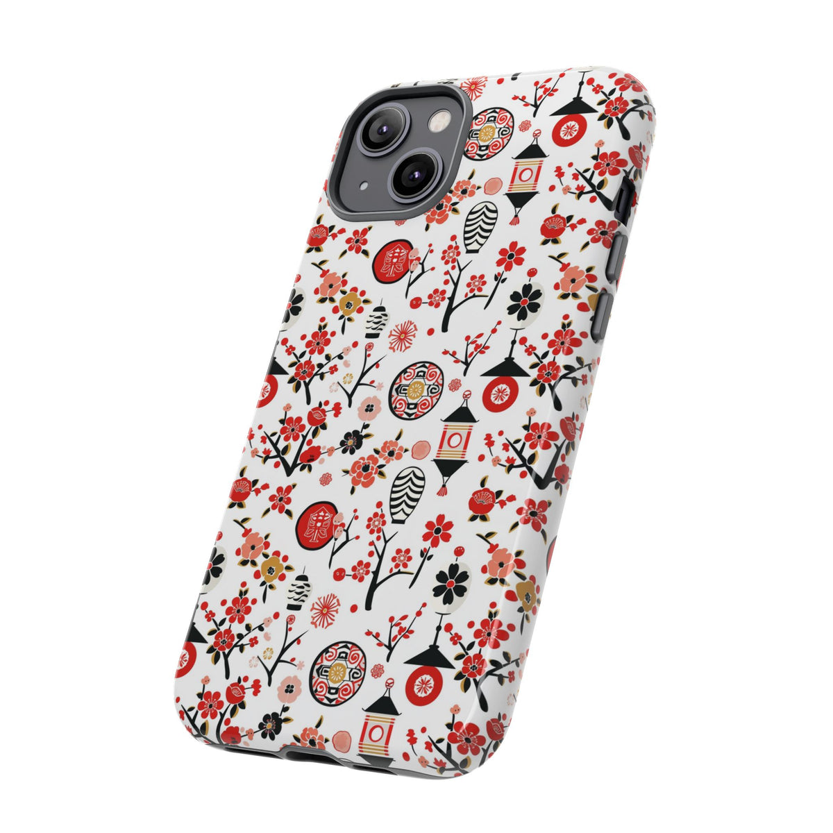 Japanese Pattern Phone Case – Elegant & Timeless Design for Your Phone 468