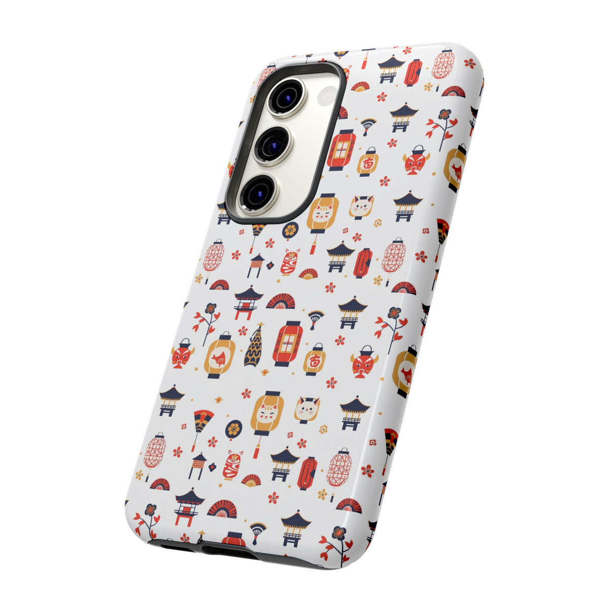 Japanese Pattern Phone Case – Elegant & Timeless Design for Your Phone 121