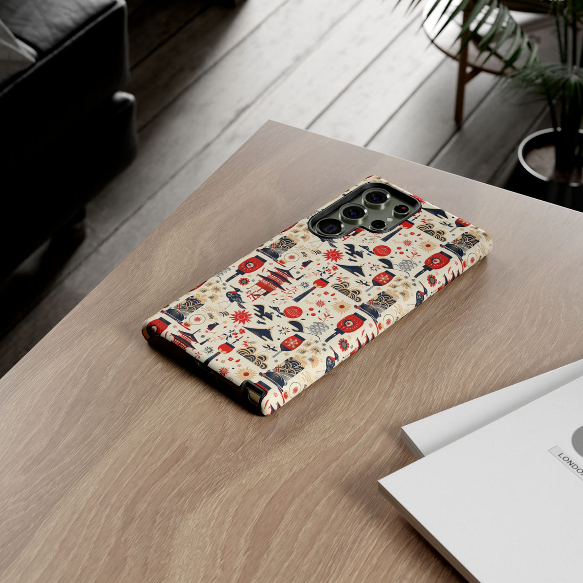 Japanese Pattern Phone Case – Elegant & Timeless Design for Your Phone 024