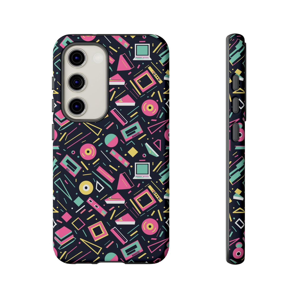 90s Themed Seamless Pattern Phone Case – Embrace Retro Style and Protection 252