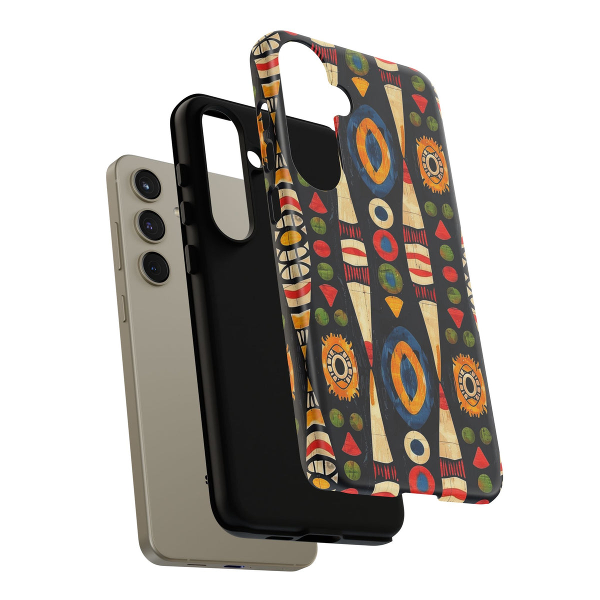 Stylish African Pattern Phone Case – Unique and Vibrant Protection 165