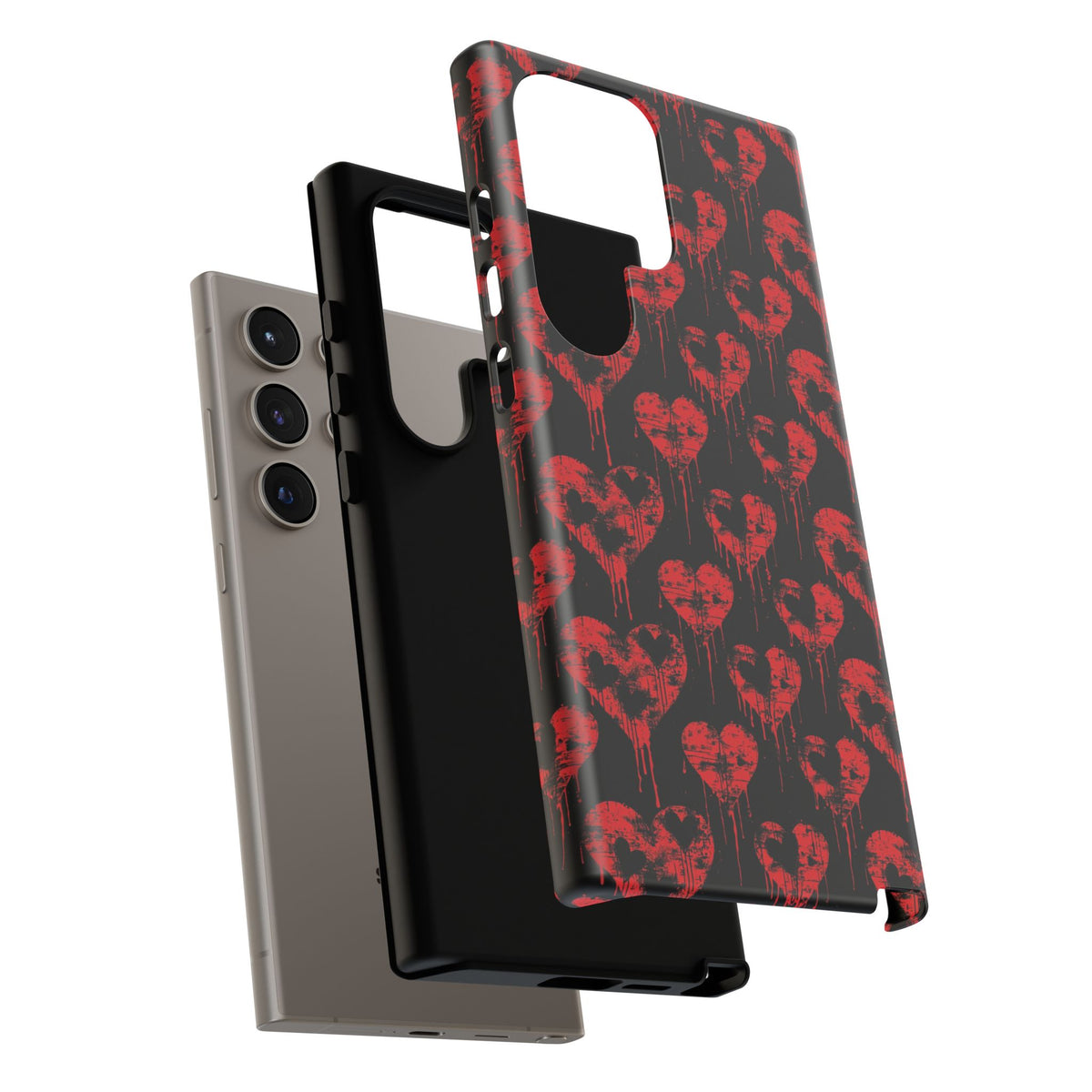 Heart Pattern Phone Case – Stylish & Loving Design for Your Device 367