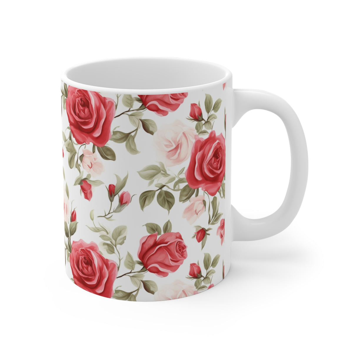 Various Watercolor Design All Over Coffee Mug – Unique Artistic Ceramic Coffee Cup 210