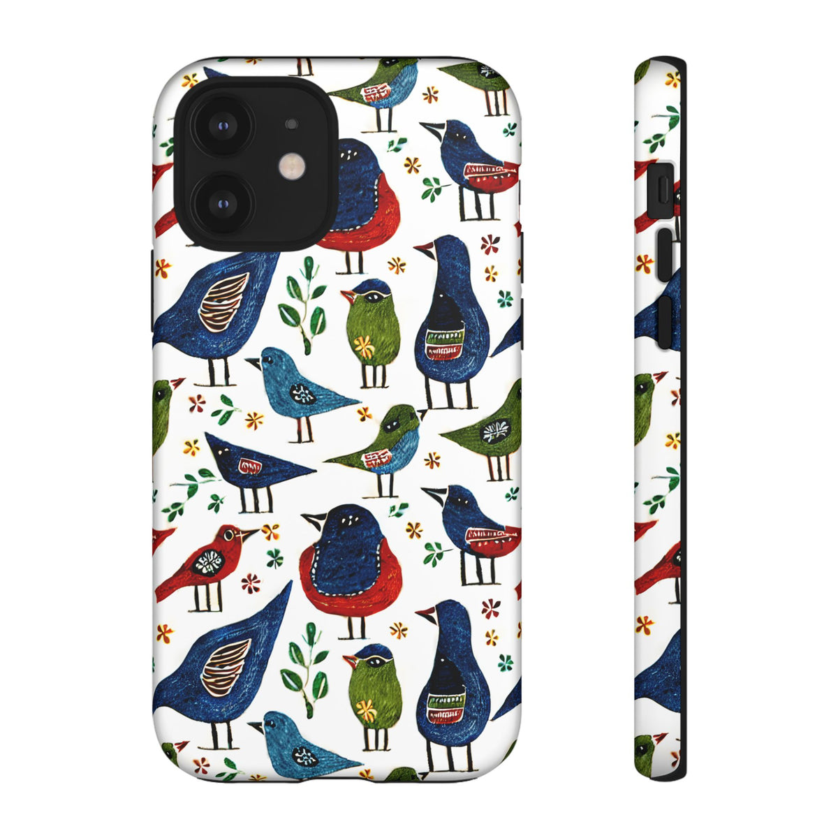 Birds Seamless Pattern Phone Case – Elegant and Timeless Avian Design 12