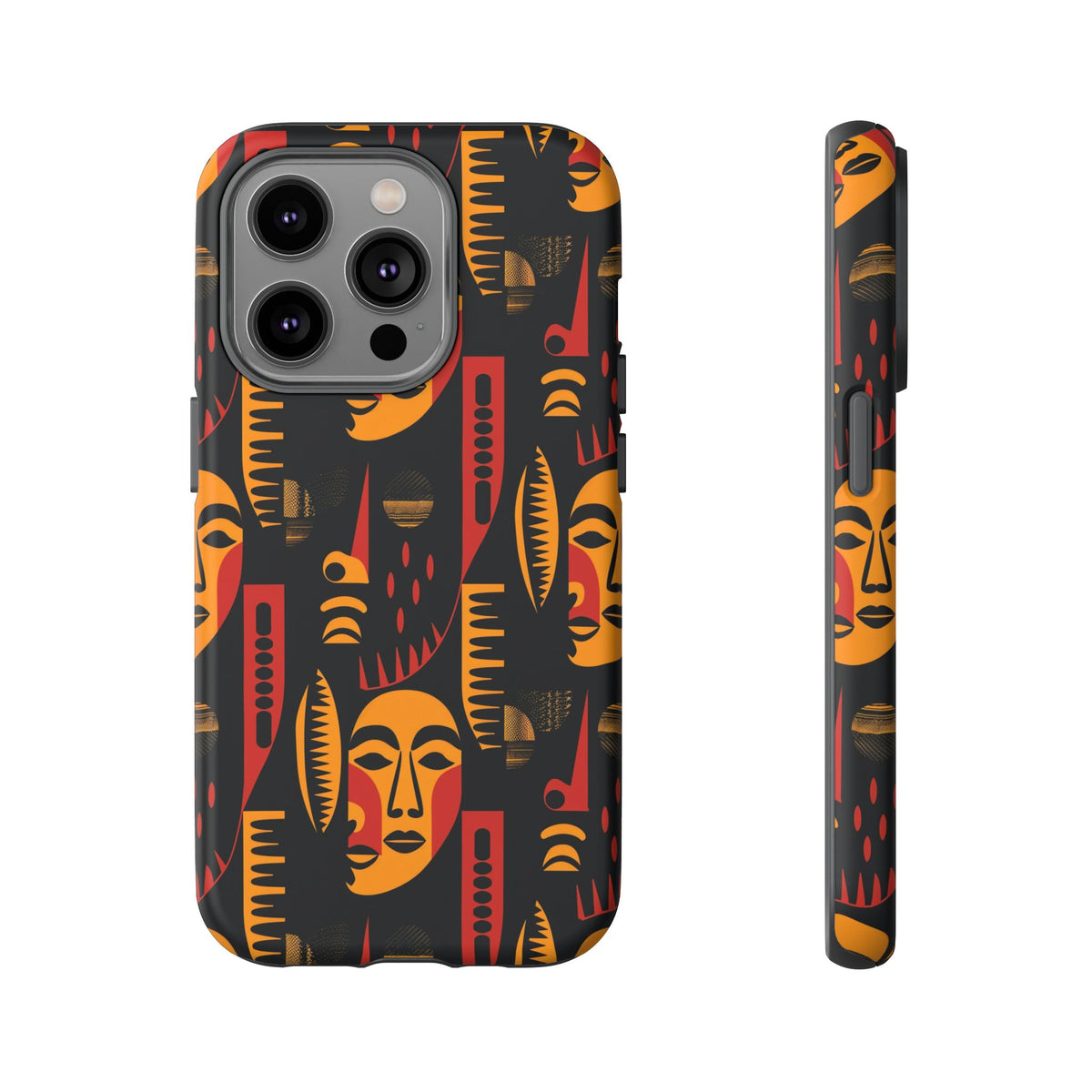 Stylish African Pattern Phone Case – Unique and Vibrant Protection 203