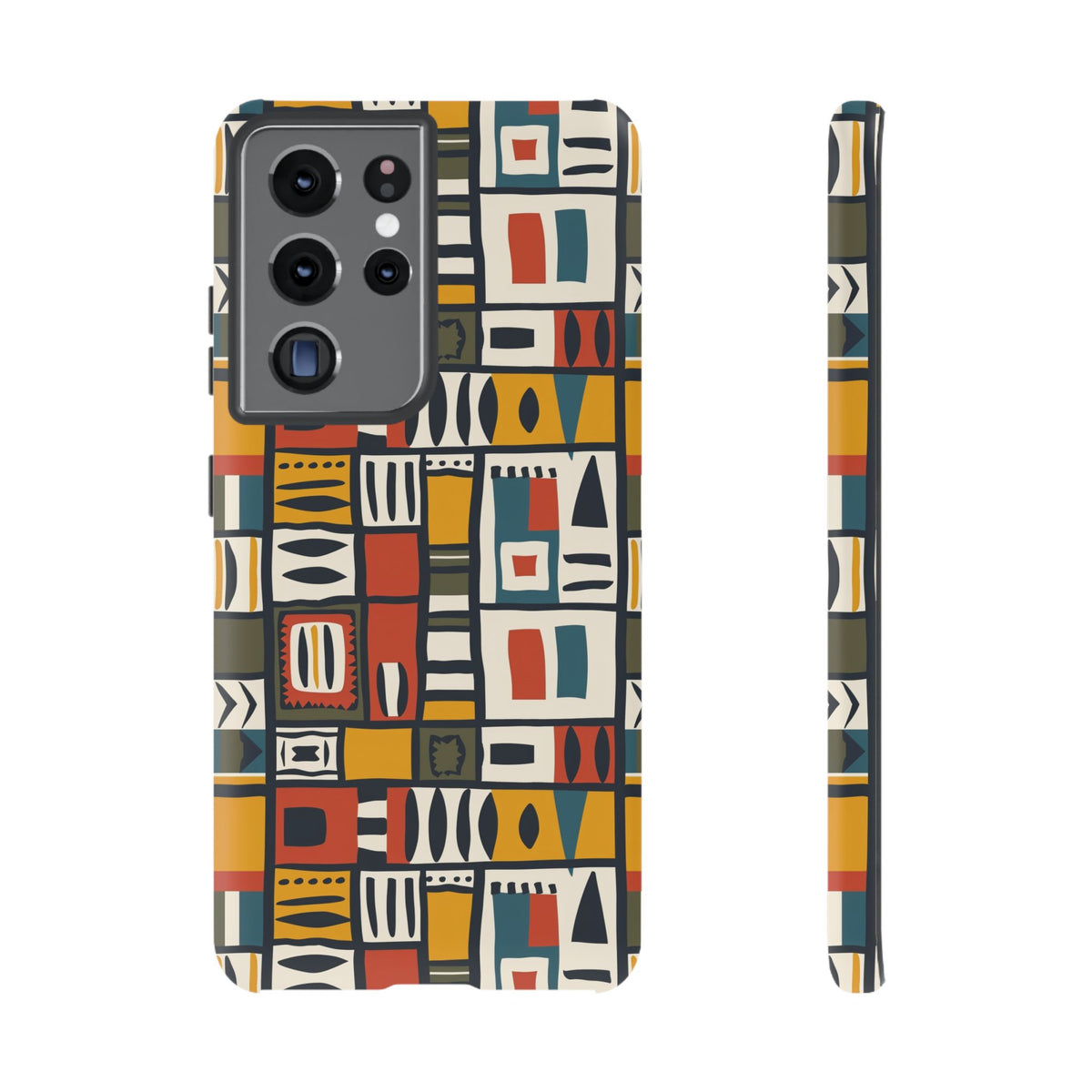 Stylish African Pattern Phone Case – Unique and Vibrant Protection 013