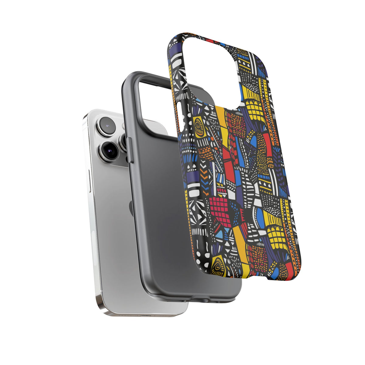 Stylish African Pattern Phone Case – Unique and Vibrant Protection 201