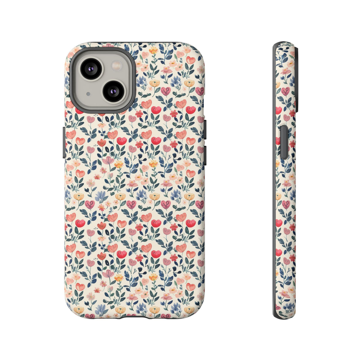 Heart Pattern Phone Case – Stylish & Loving Design for Your Device 261