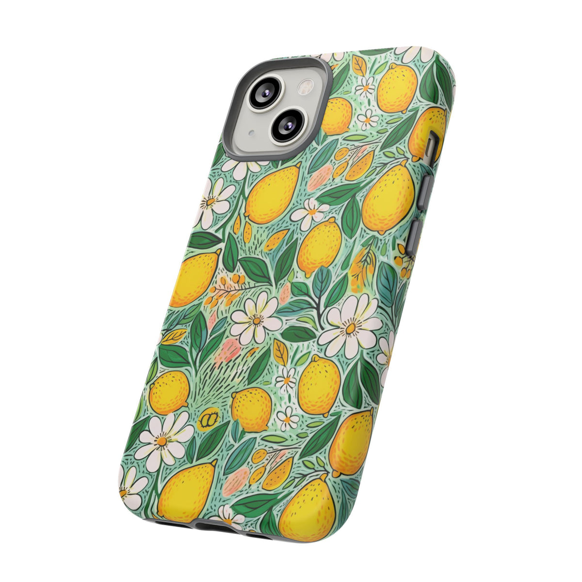 Cute Summer Lemons Phone Case – Refreshing Citrus Design for Your Phone 3