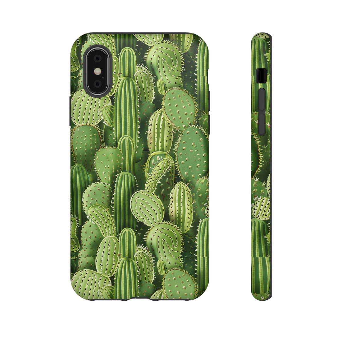 Cactus Embroidery Phone Case – Elegant and Unique Handcrafted Cactus Design