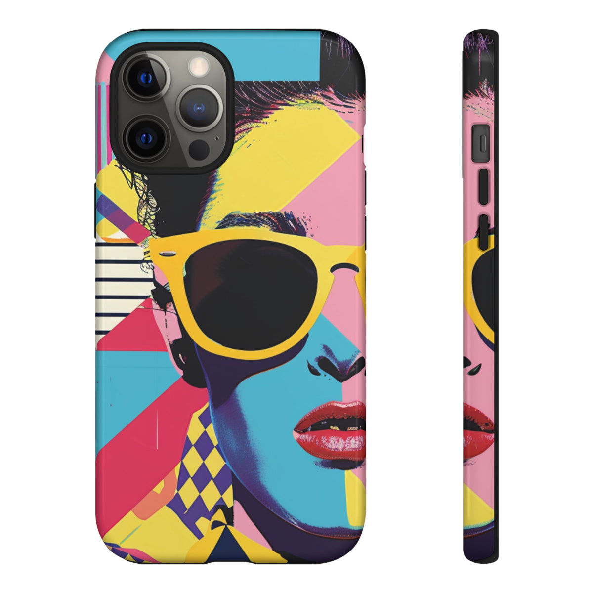 Retro 80s Seamless Phone Case – Vintage Style Meets Modern Protection 7