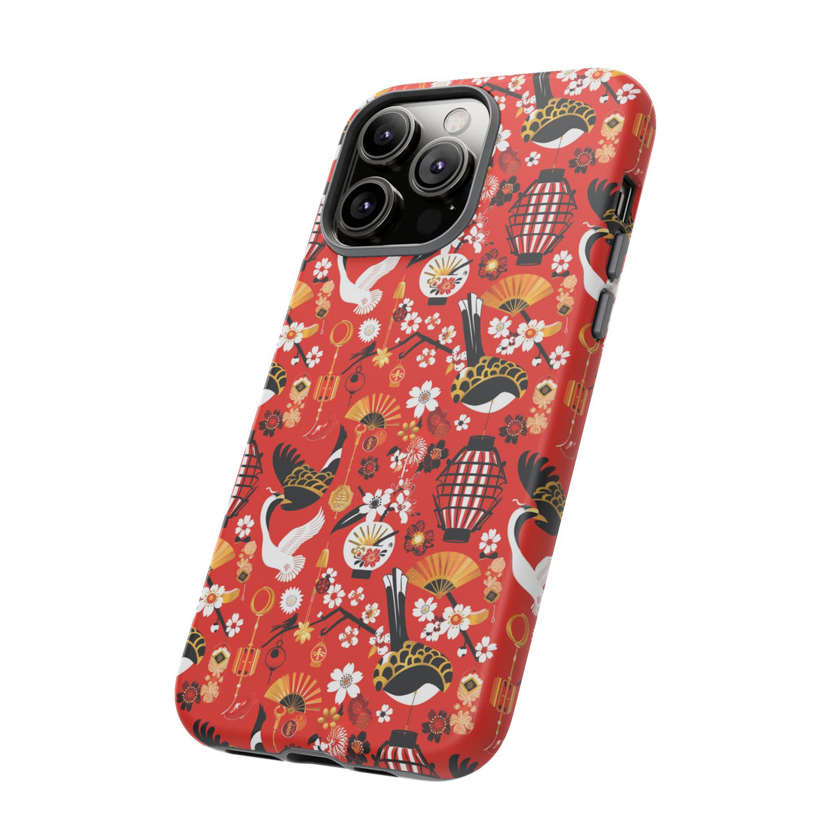 Japanese Pattern Phone Case – Elegant & Timeless Design for Your Phone 056